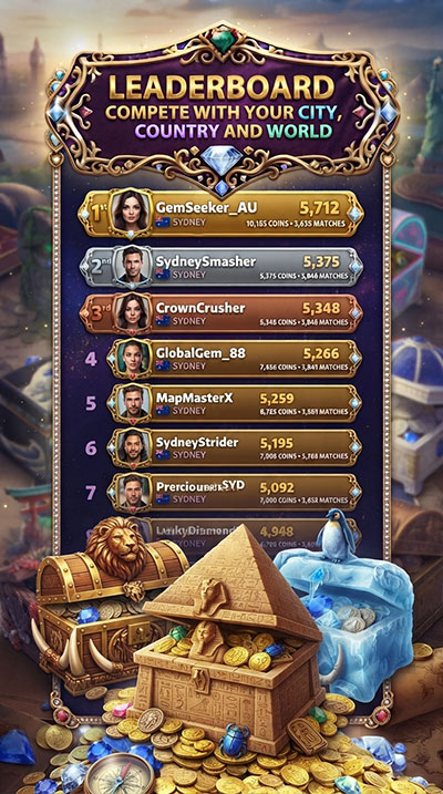 The Gem Explorer leaderboard